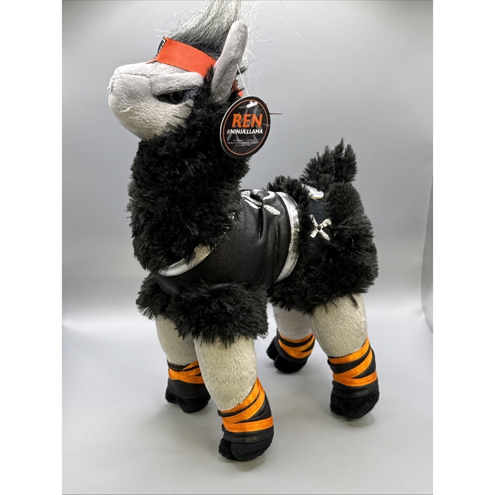 Llama Plush REN's Story Ninja llama Classy Llama Gym Douglas Stuffed Animal NWT